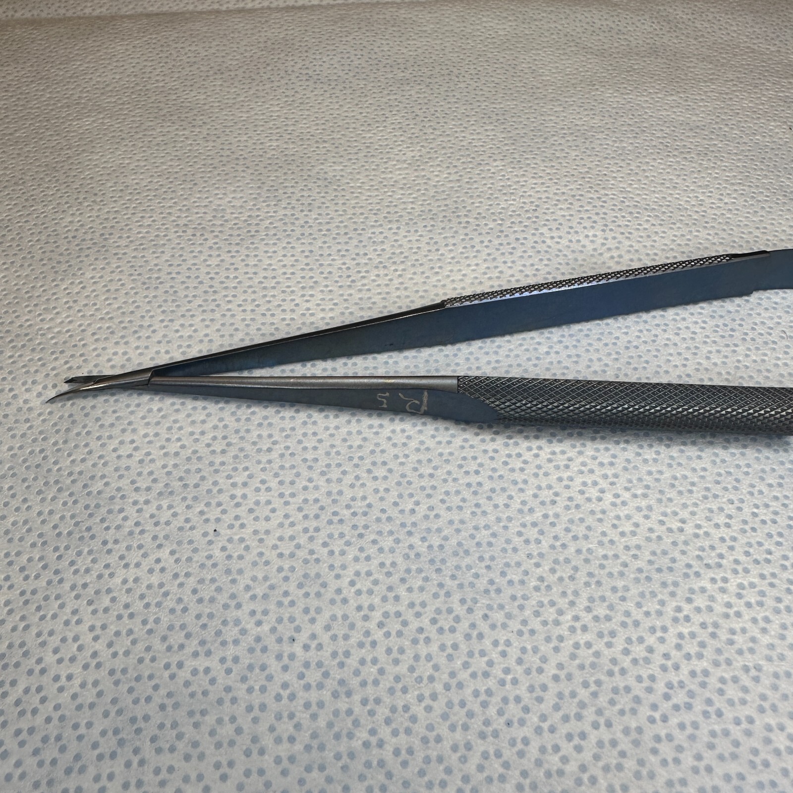 Symmetry Surgical 80-1721 Rhoton Scissors Curved Tip Neuro