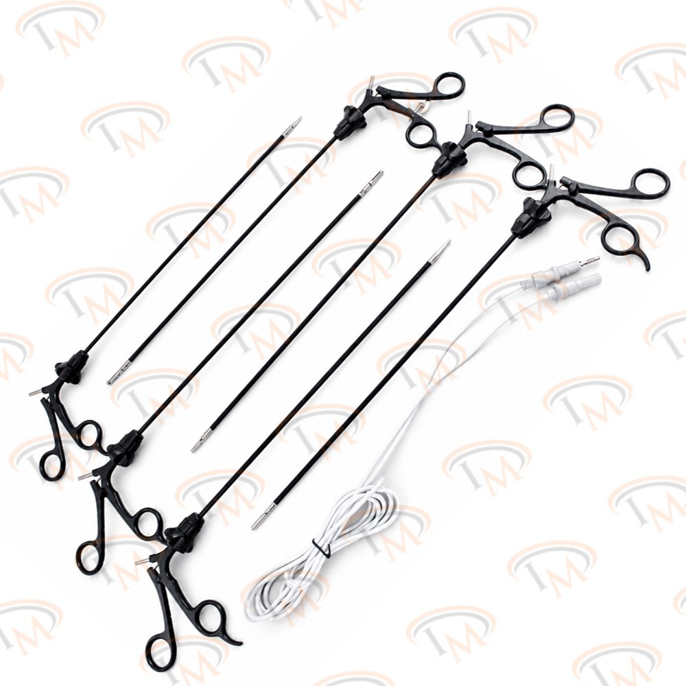 Laparoscopic Surgery Forceps Set Urology Instruments 9 PCs Set
