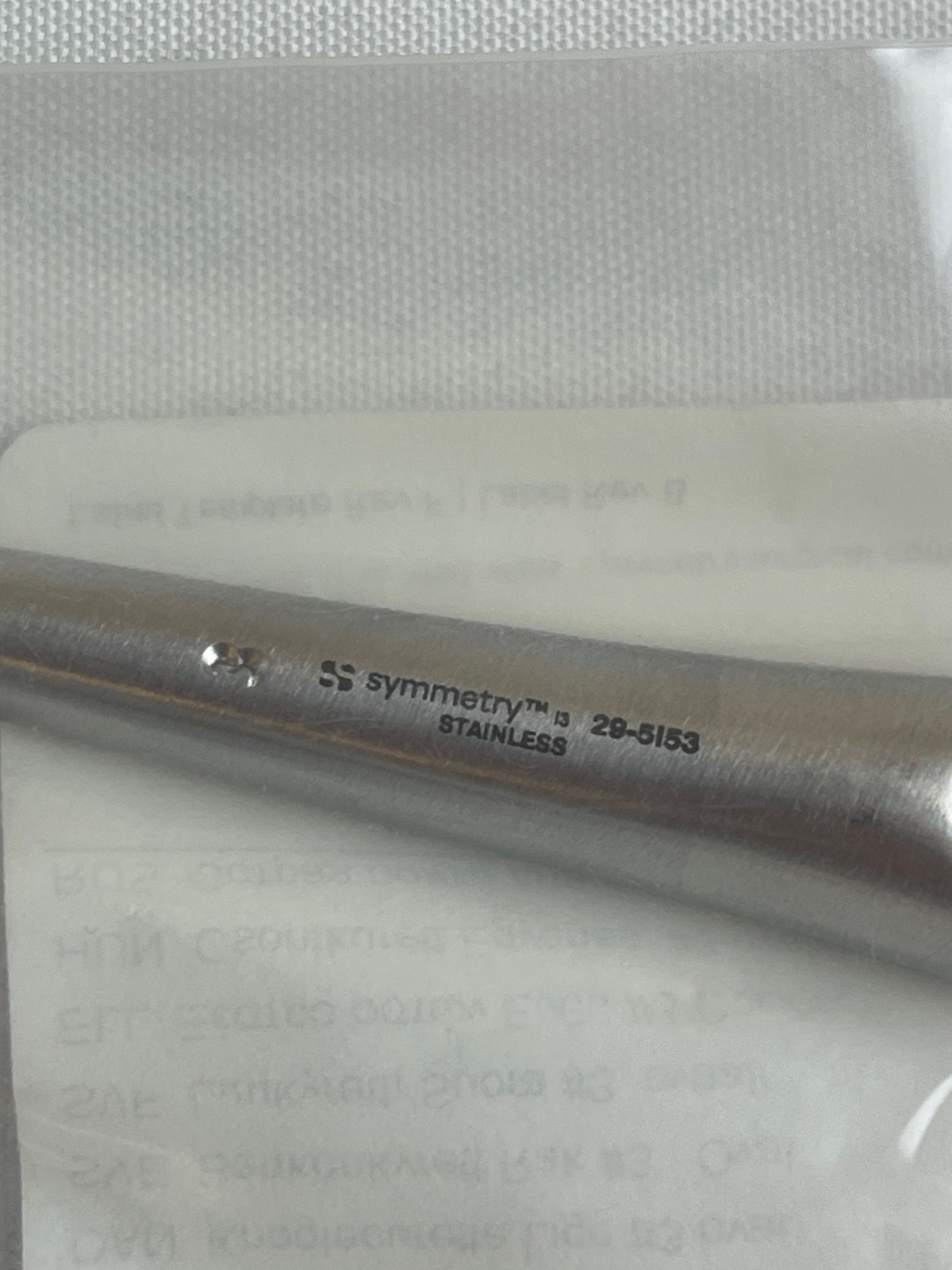 Symmetry Surgical Codman SSI Ultra 29-5153 Bruns Curette Straight Oval #3 Cup