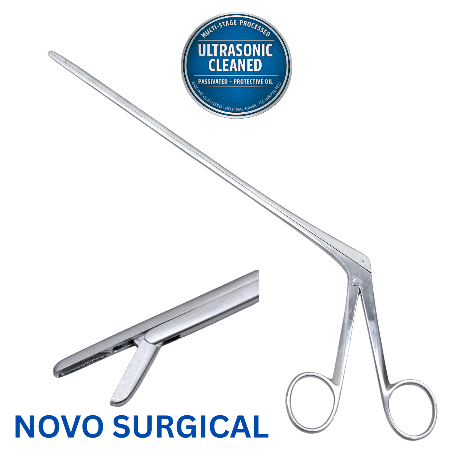 NOVO SURGICAL 5719-98-H Rongeur Straight, 1.5mm x 10mm cup 9″ – Ultrasonic Clean
