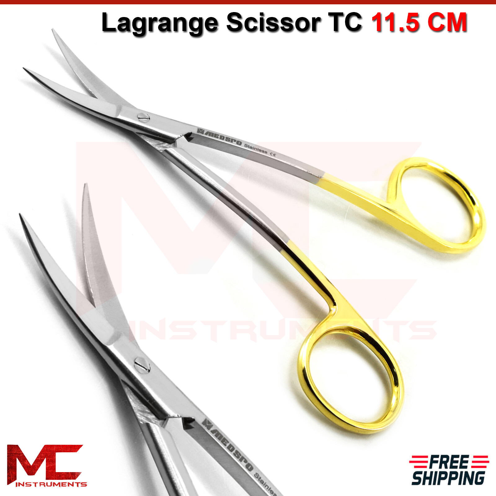 Dental Implant PRF Box Surgical Instruments Lagrange Scissor Mayo Hegar Forcep
