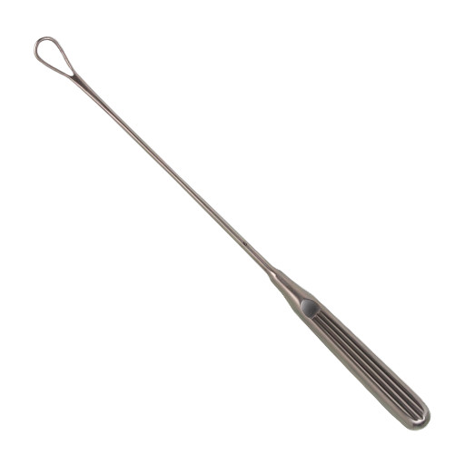 Set of 6 Thomas Uterine Curettes, 11″, Malleable, Blunt Blades, Sizes: 1-6