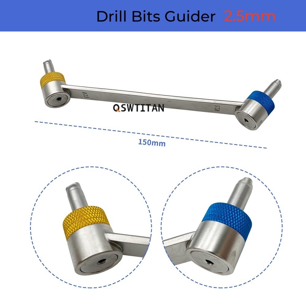 Bone Drill Bit Guider Sleeve Double tip Drill Guide Orthopedic Instrument
