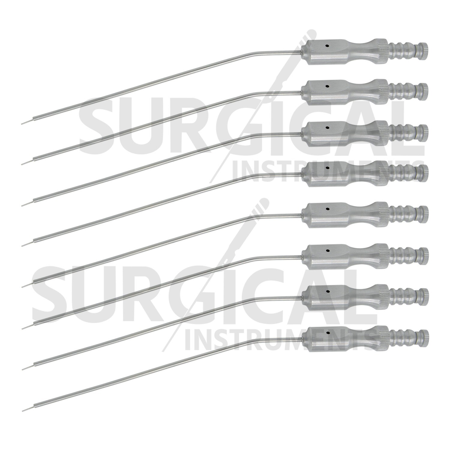 8pcs FRAZIER Suction Tube 5, 6,7,8,9,10,11,12 Fr Dental Surgical ENT Instruments
