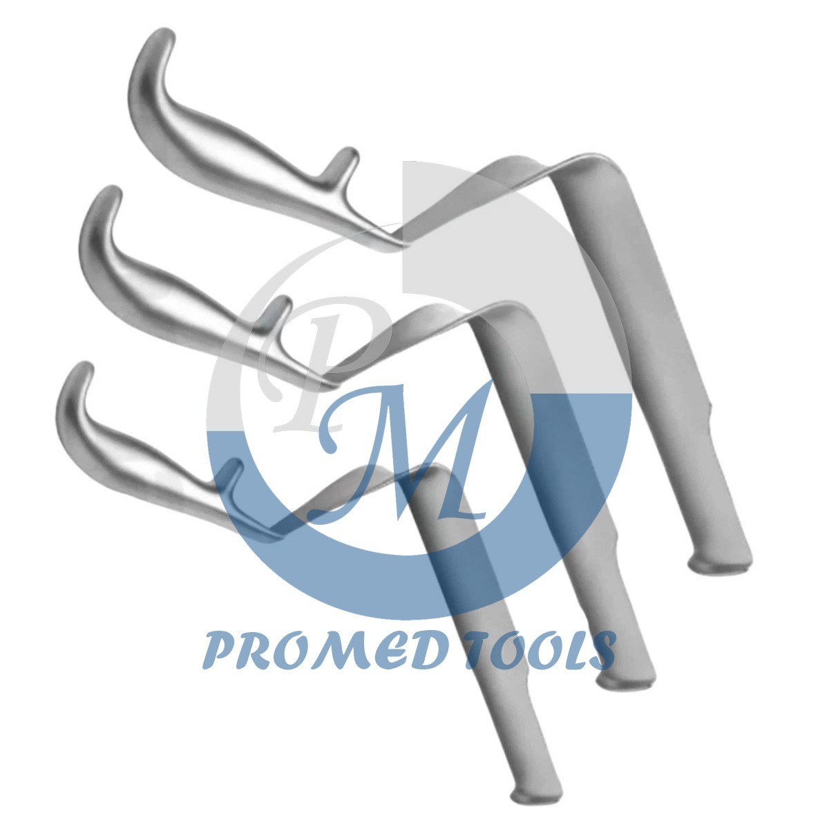 ST Mark Pelvis Retractor Deep Surgery Set Of 3Pcs Orthopedic Surgical Instrument