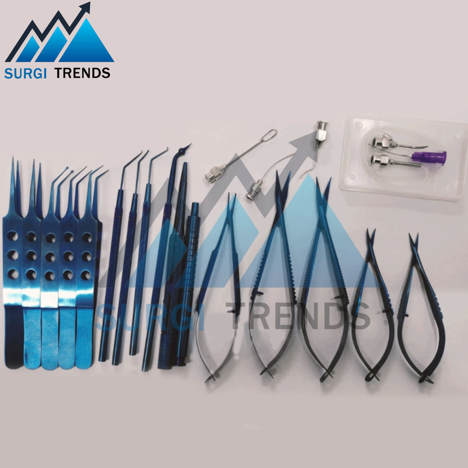 Ophthalmic Cataract Eye Micro Surgery Surgical Instruments Set Of 21 Pcs