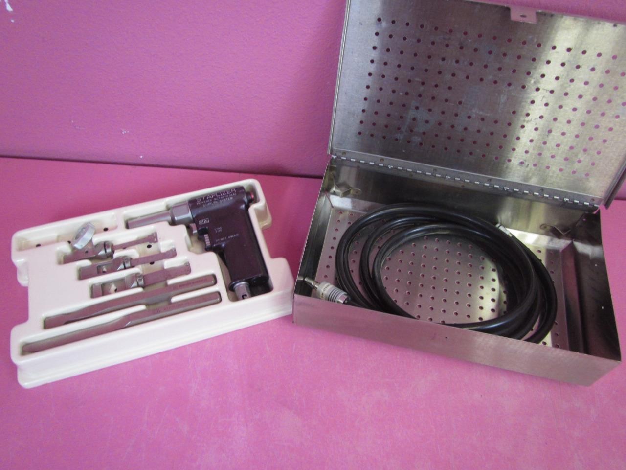 3M T100 Pneumatic Staplizer Metaphyseal Surgical Stapler System w/ Hose & Case