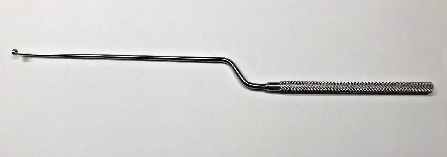 V. Mueller NL5395-005 Hardy Curette Bayonet, Angled 90 Degree Left, 3mm, 4.75″