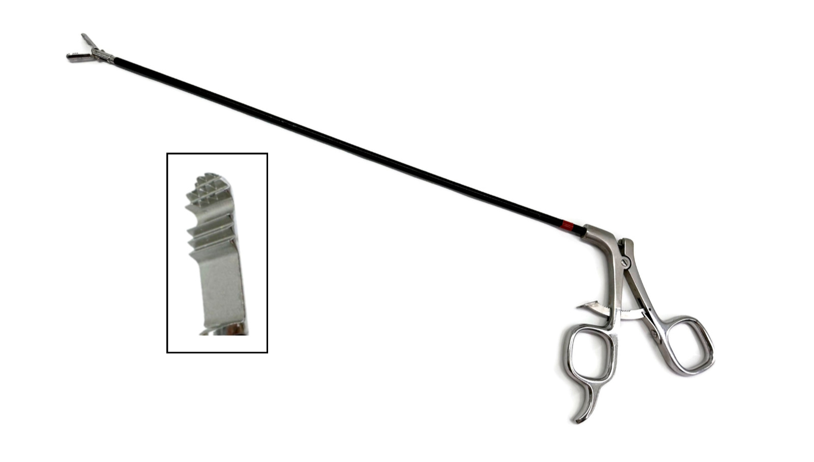 Snowden-Pencer SP90-6312 McKERNAN Fundus Graspers, Ratcheted, 5mm x 36cm