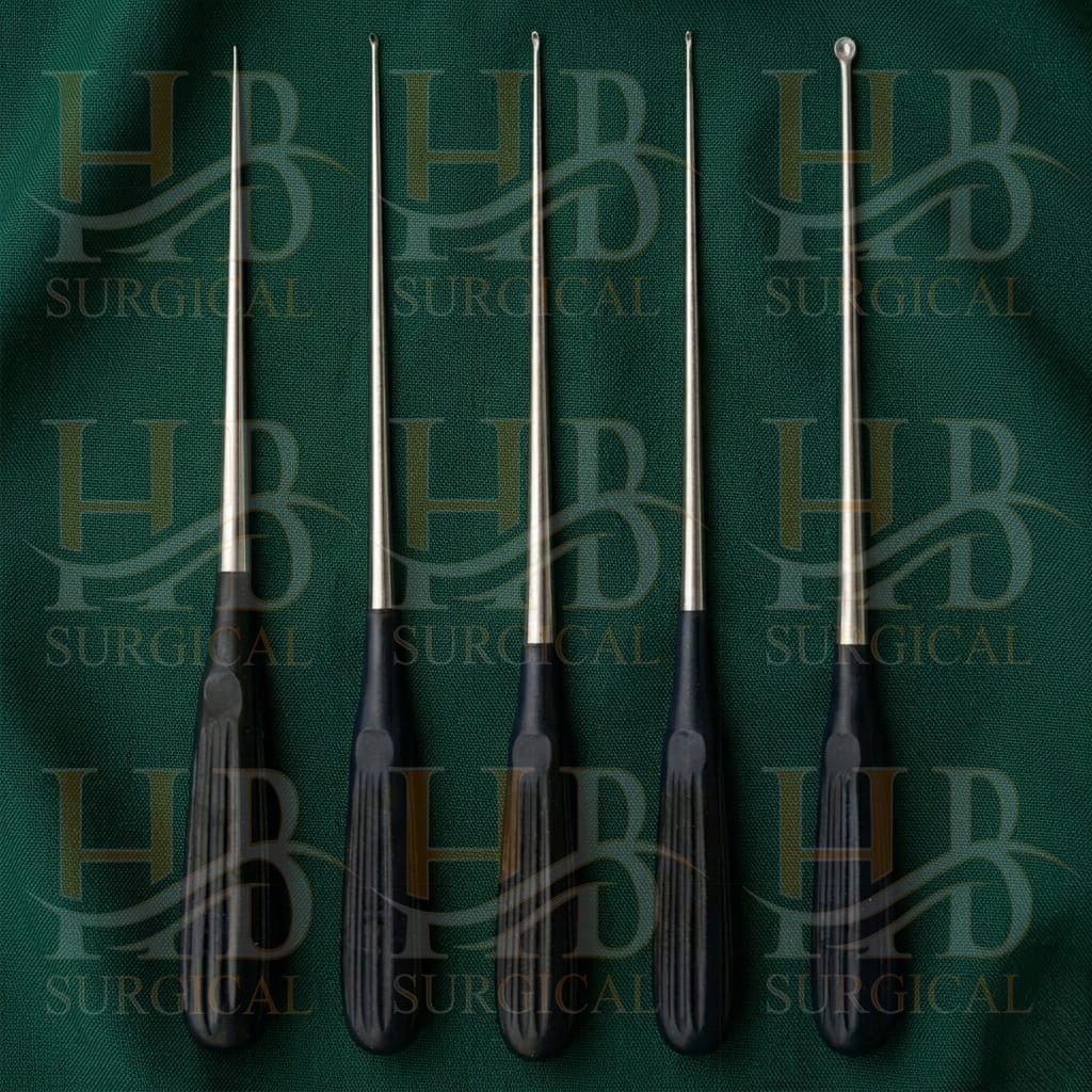 Orthopedic Bone Curettes 5 Pieces Set orthopedic Spine Instruments