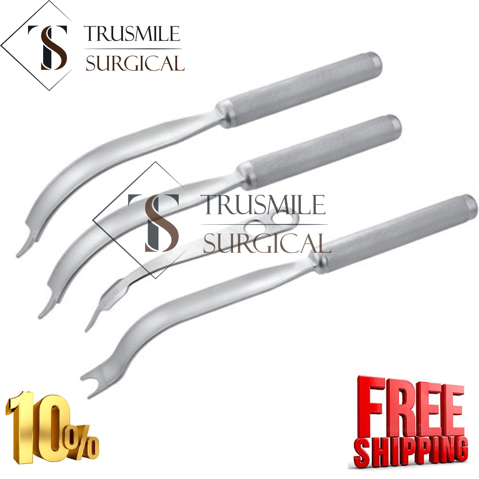 ABLE Advanced Anterior Approach Set Of 4 MIS Hip Arthroplasy Surgery Orthopedic