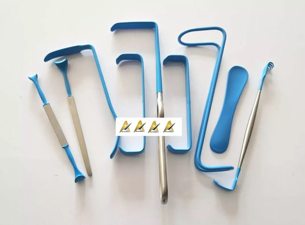 Face Lift Brow lif Dissectors & Elevator Set of 6 Pcs,Plastic surgery instrument