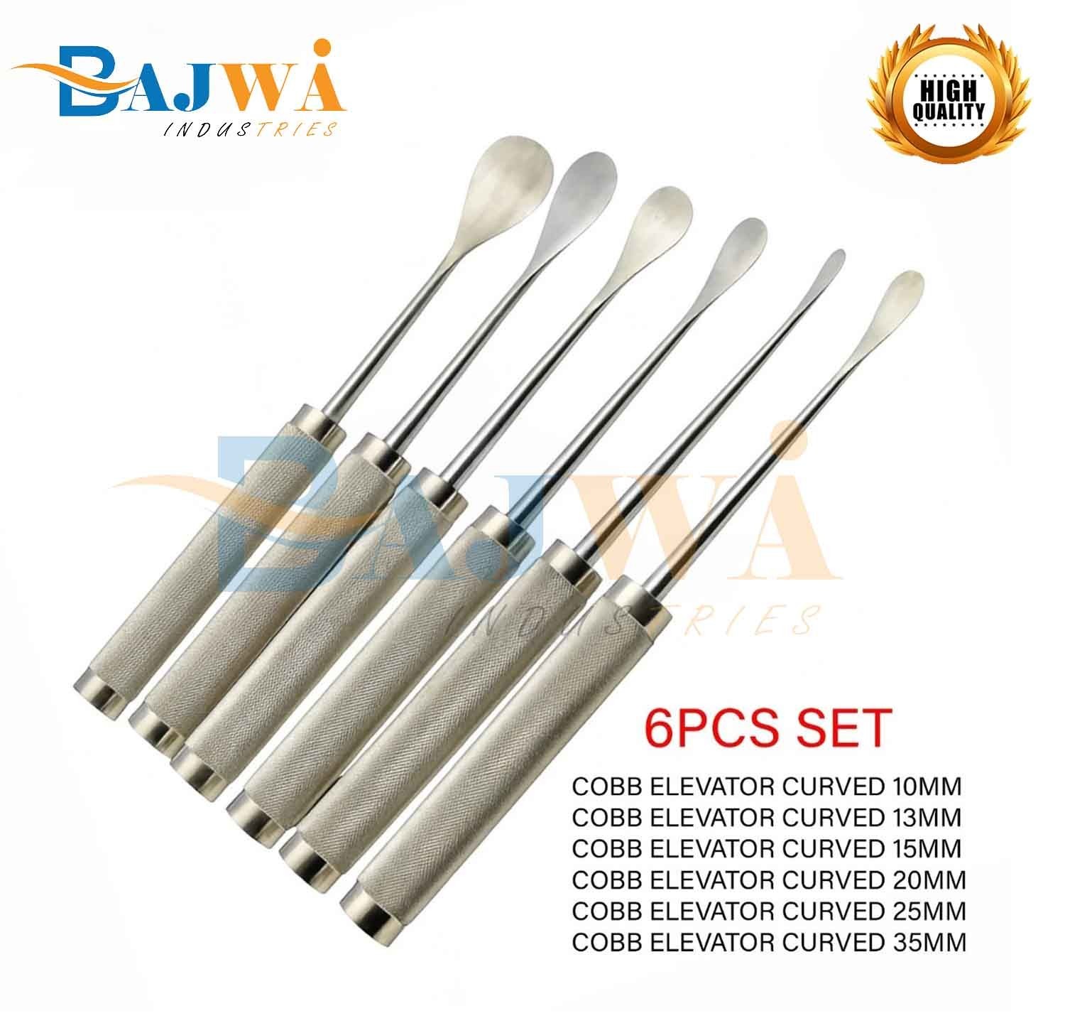 Cobb Elevator Set 6 Pcs Orthopedic Spine Surgical Elevators Instruments