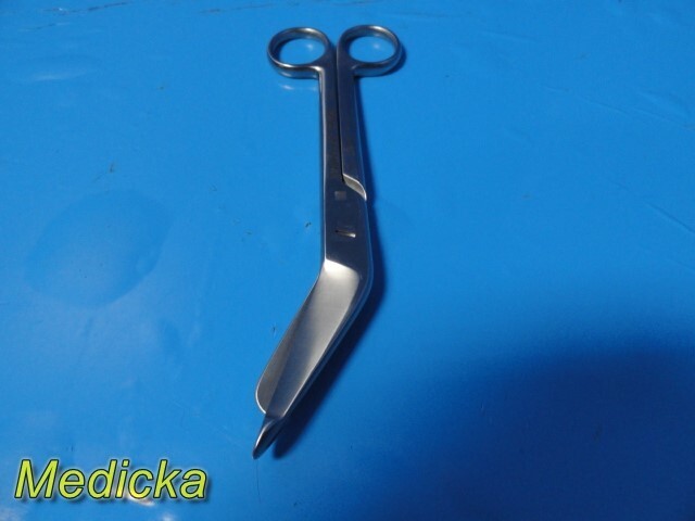 Aesculap BC862R Bandage Scissors 7″; Lister; Angled; Blunt Tip; SS ~ 33070