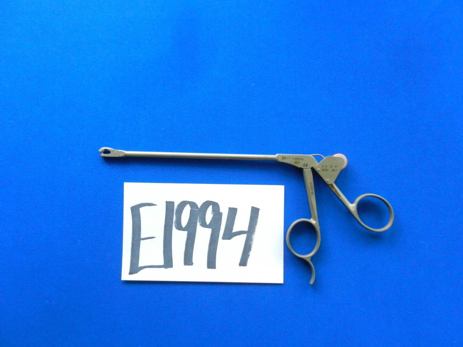 E1994 Shutt Linvatec 18.100125 Straight 6.0mm Punch