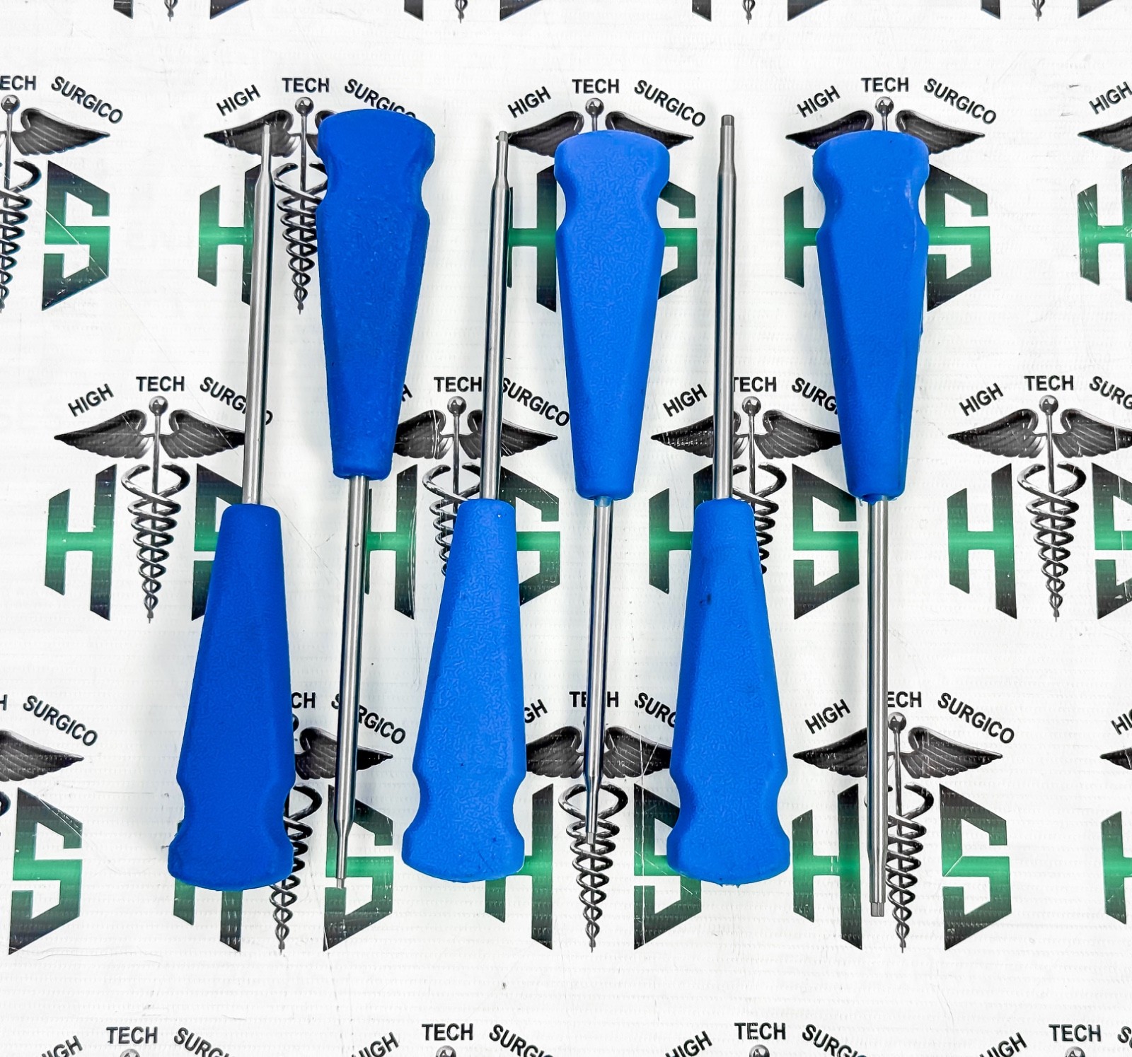 Orthopedic surgical Screwdriver Set Hexagonal with Fiber Handle (6 pcs set)