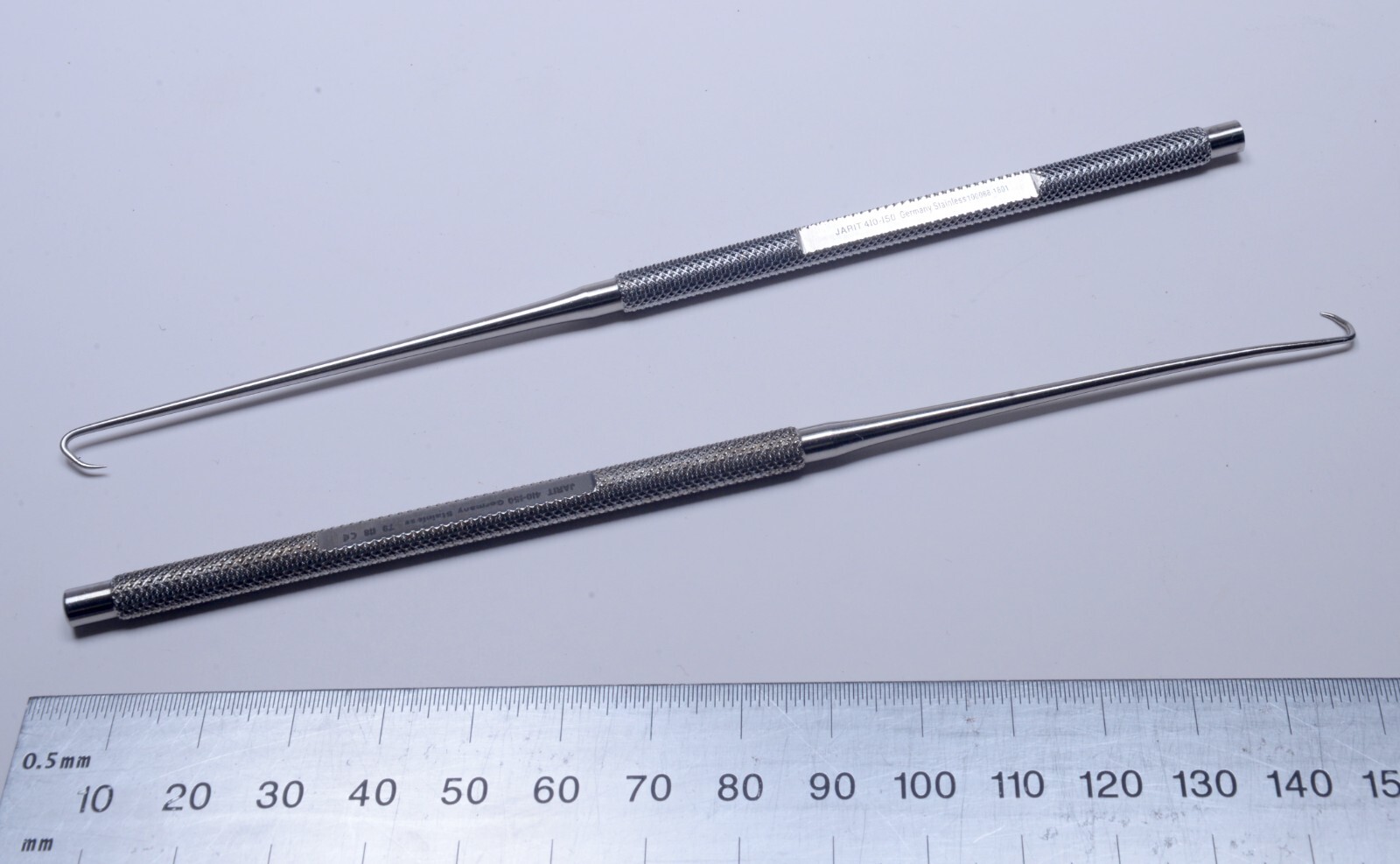 2X Jarit #410-150 Joseph Skin Hook 6¼” Single Prong Stainless Steel Surgical