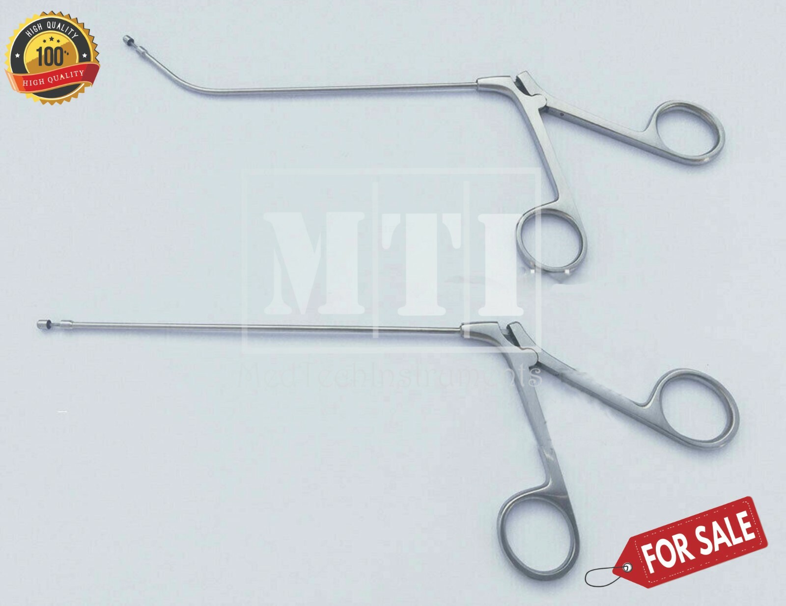 Mushroom Punch Forceps Circular Cutting Straight & Upturned Bite ENT Instruments