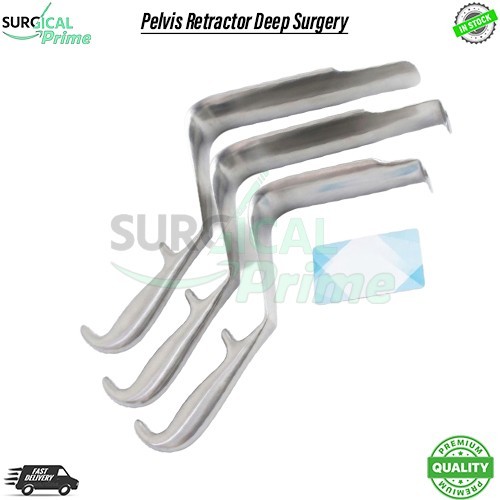 ST Mark Pelvis Retractor Deep Surgery 3 PCs Set Surgical Orthopedic Instruments