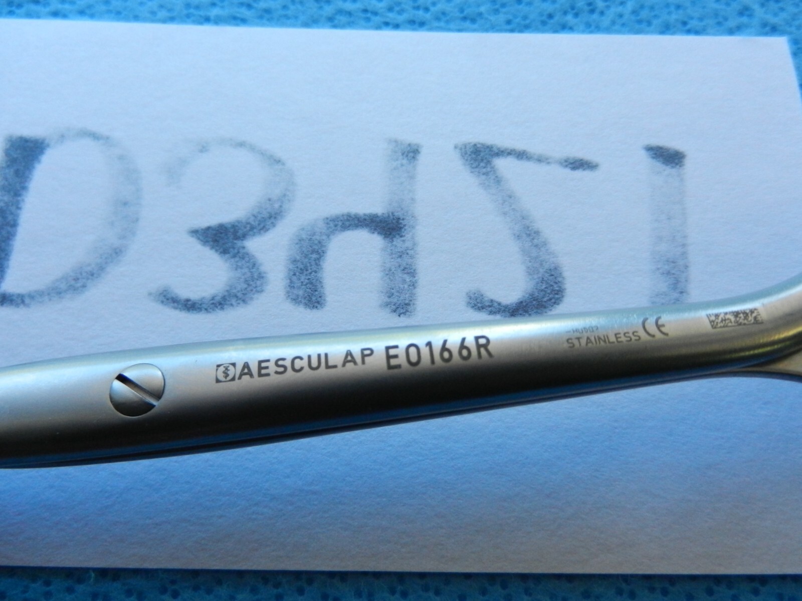 D3421 Aesculap Surgical 4 x 4 Pratt Uterine Tenaculum Forceps EO166R