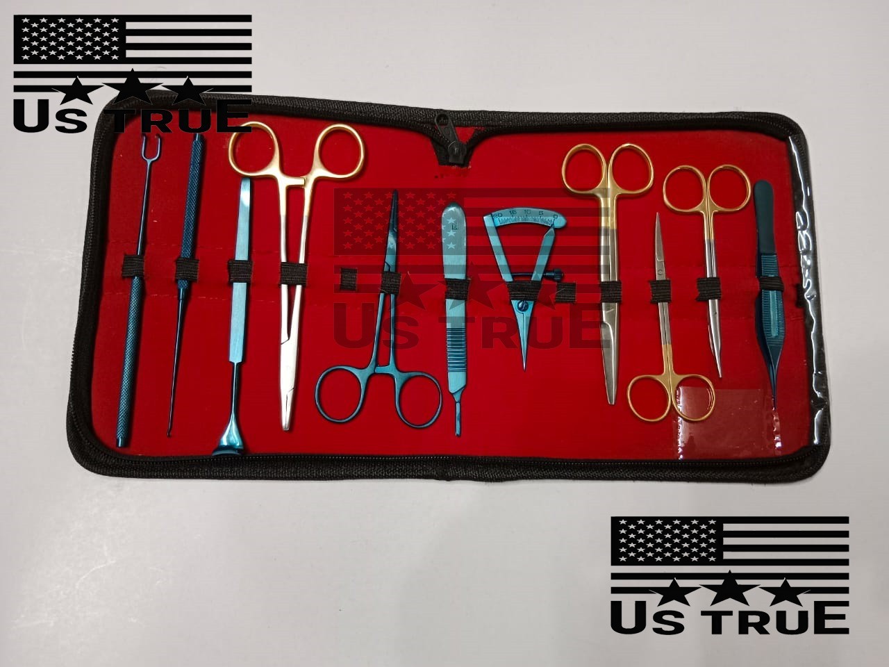 Blepharoplasty Kit,Plastic Surgery High Quality Instruments Kit Set of 11 PCs