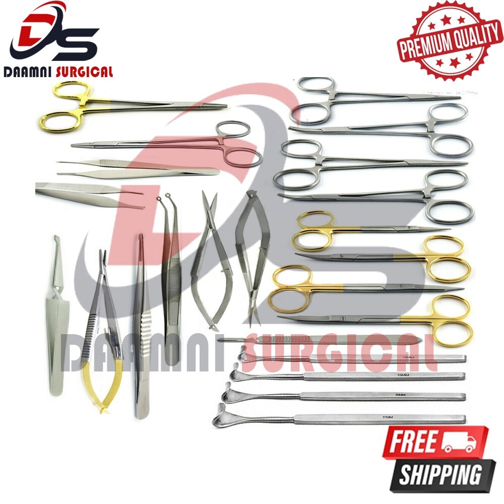 Eyelid Retractors Blepharoplasty Instruments Micro Eye Surgery Ophthalmic Kit