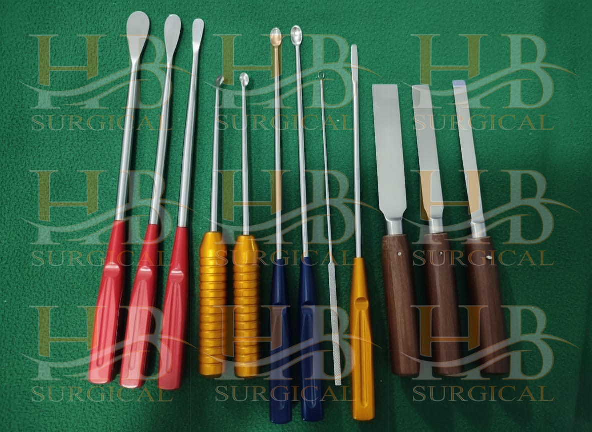 Laminectomy Spine Instruments Set Of 11 Pcs Orthopedic Instruments