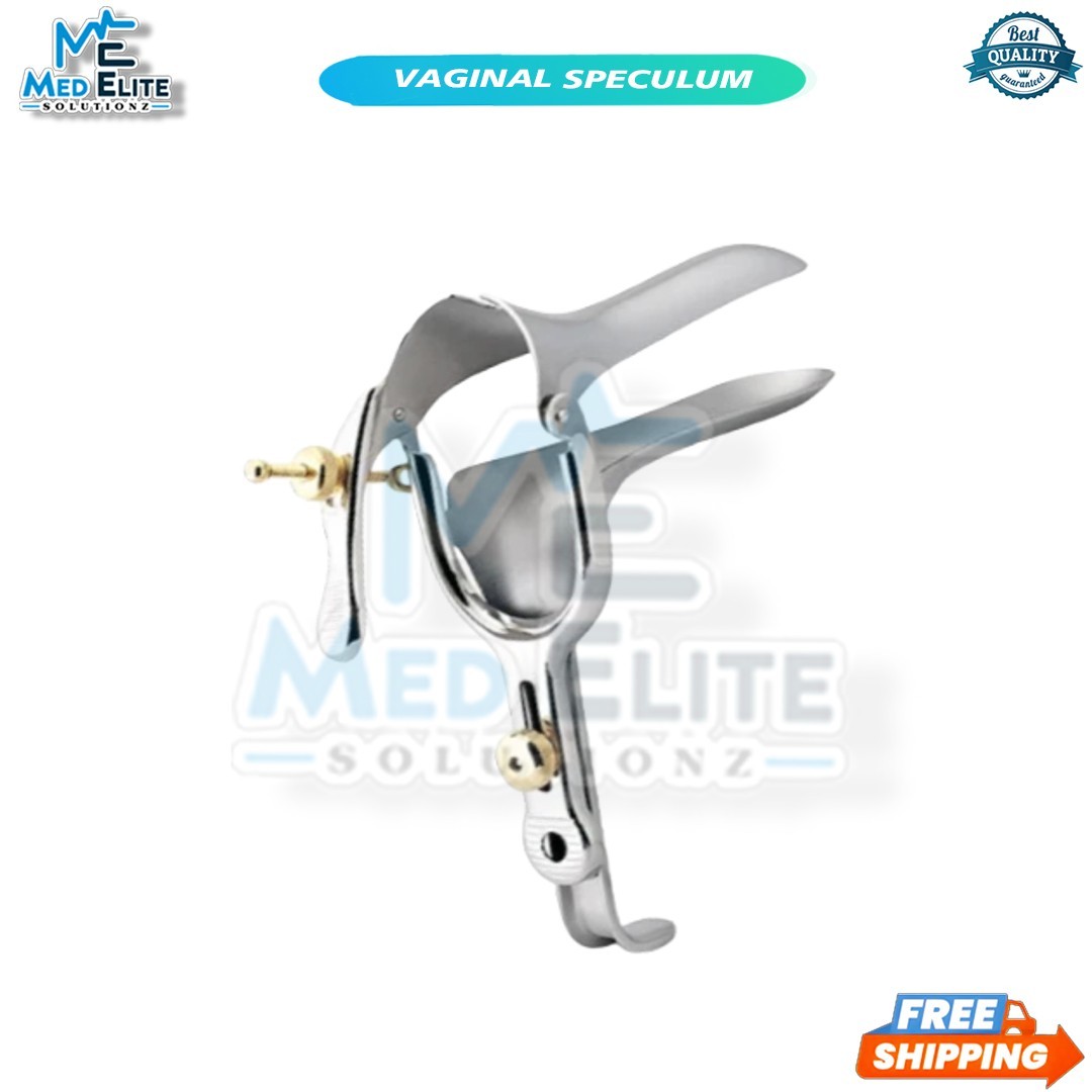 New View-More Vaginal Speculum, 1 x 4.75, Size Large, Premium German Stainless