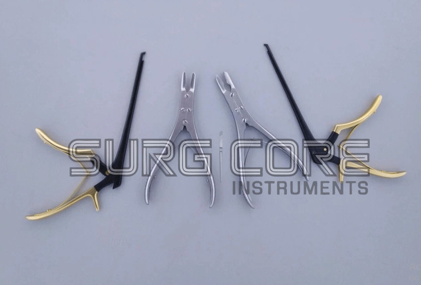 Codman Kerrison Laminectomy Rongeurs Set of 4 Pcs Orthopedic Instruments