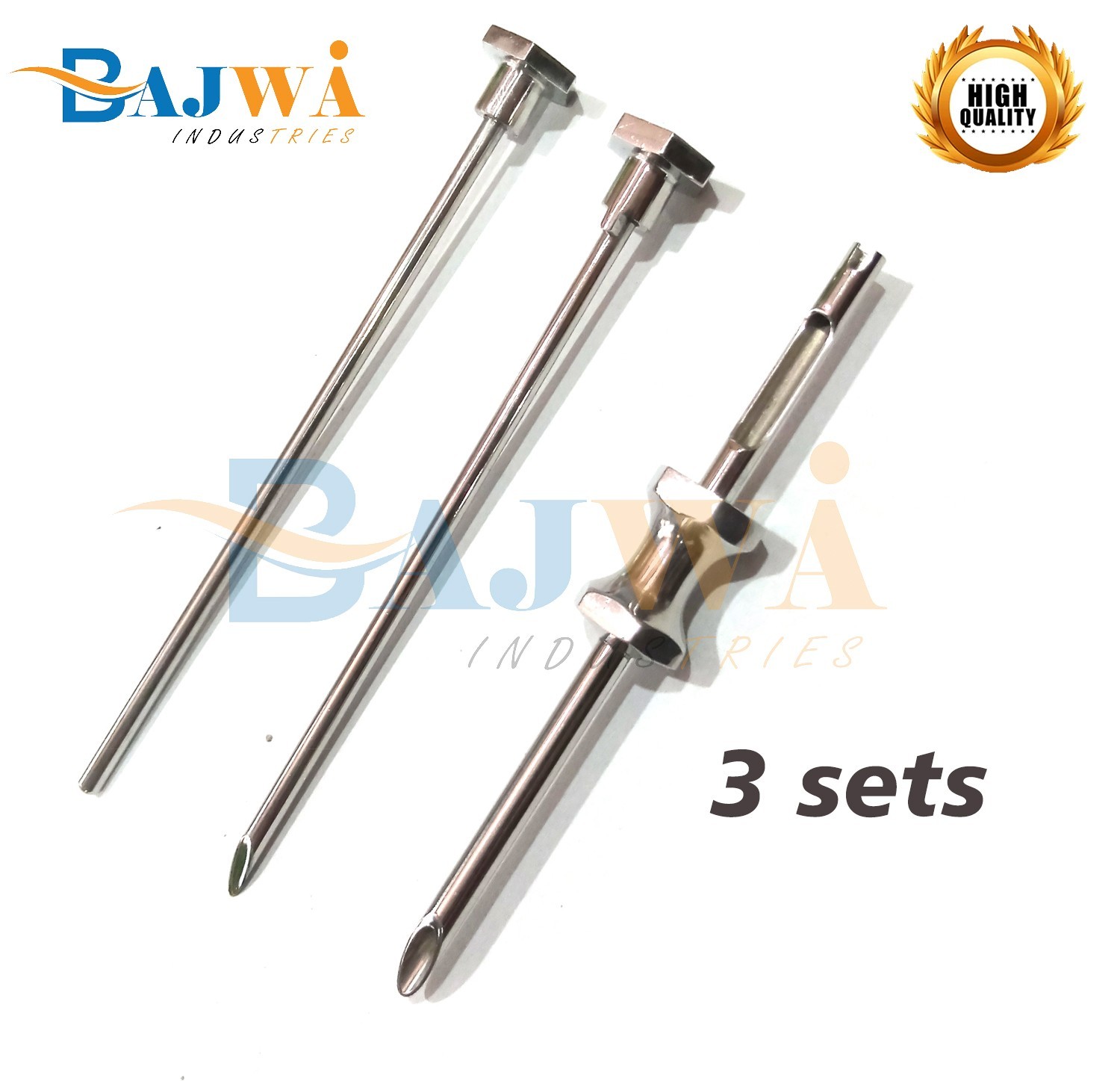 3 Sets Of 3.5mm HRT Trocar Harmone Replacement Pellet Insertion Kit
