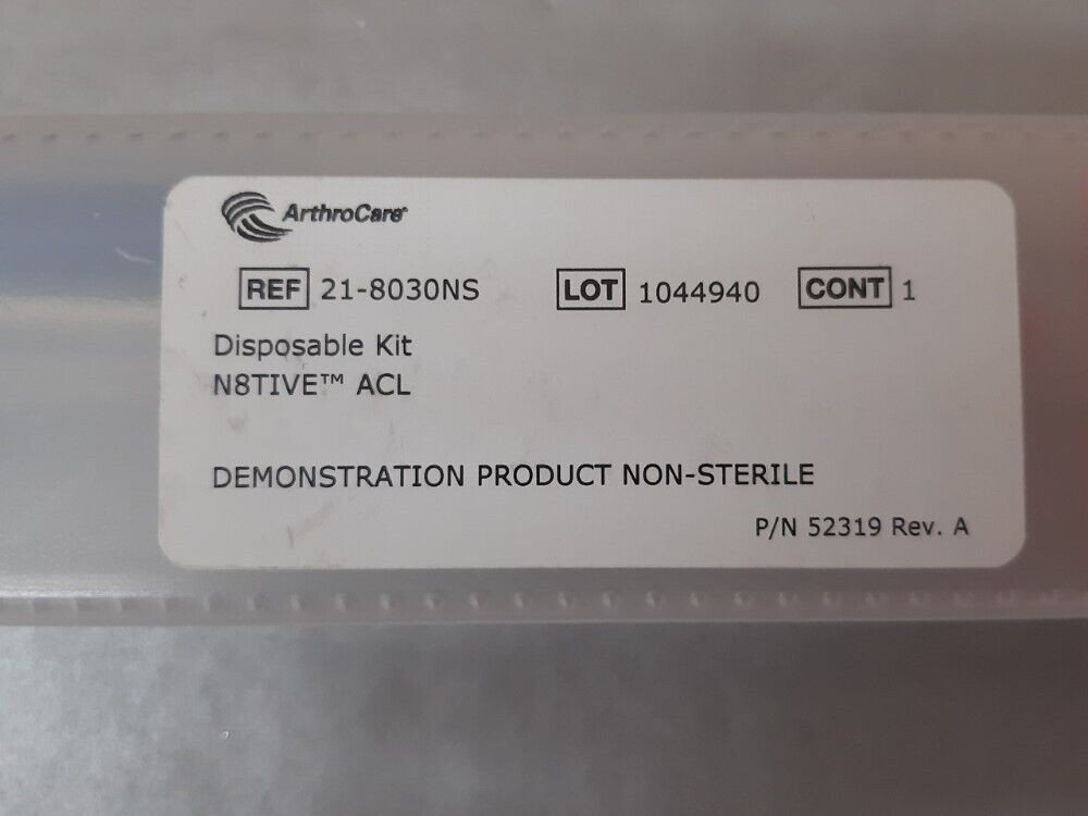 ArthroCare 21-8030NS N8TIVE ACL Disposable Kit READ