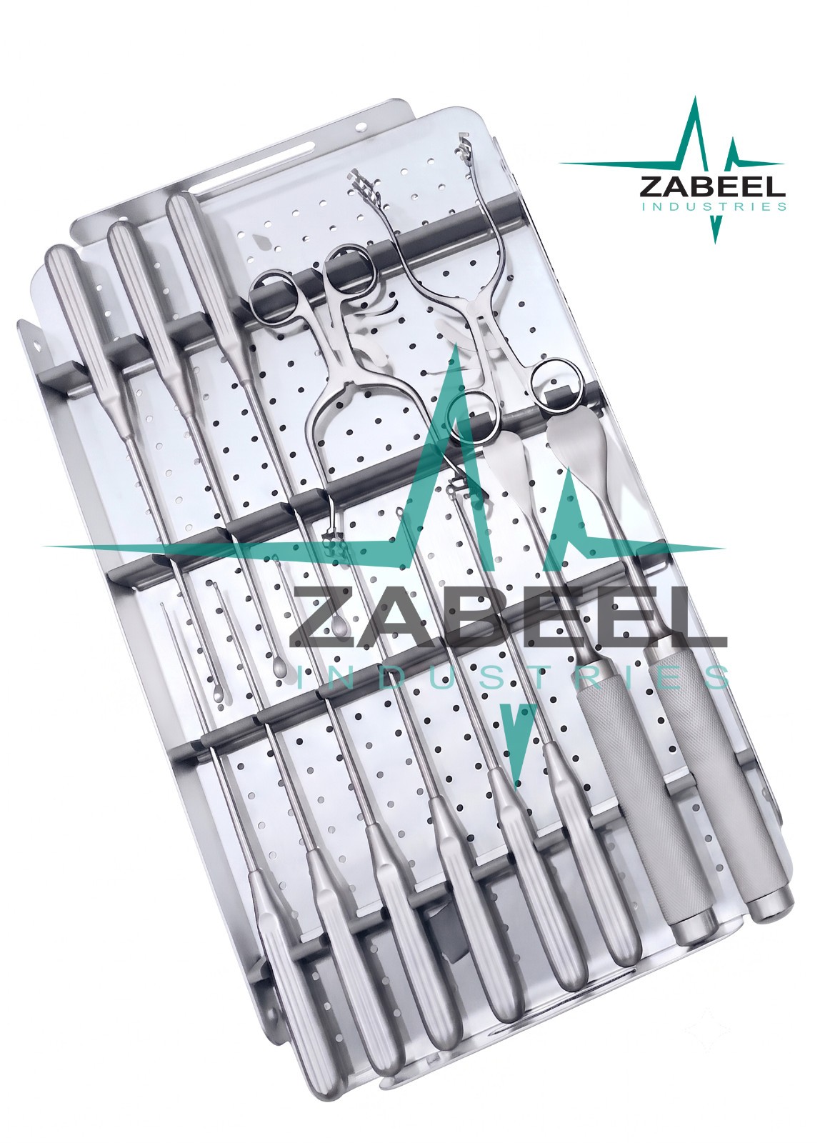 Lumbar spinal laminectomy Spine Surgery set with Sterilize Box Orthopedic ZaBeel