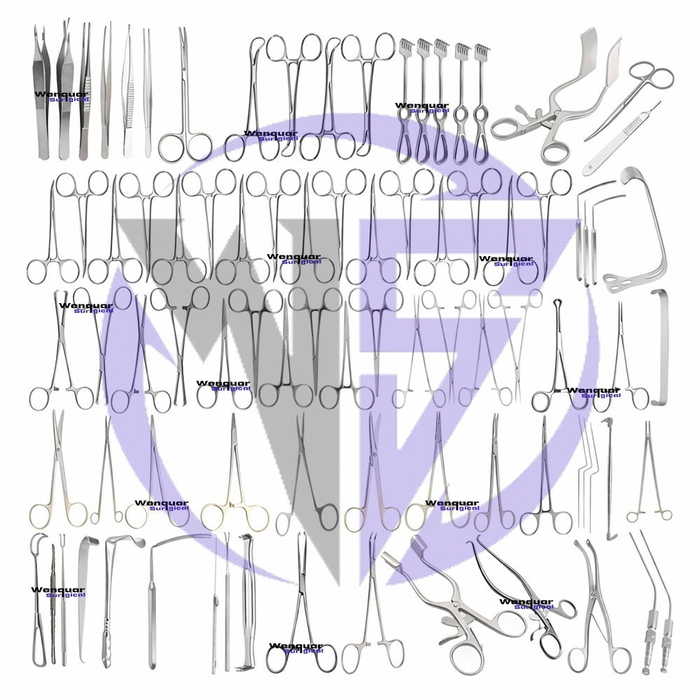 Head And Neck Surgery Set Of 115pcs For Treating Spinal And Craniotomy RT-085