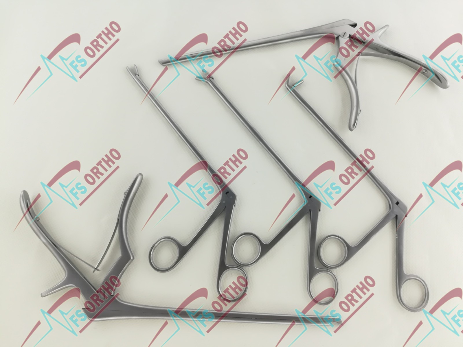 Ferris-Smith Kerrison Punches & Rongeur Forceps Set of 5 Pcs Orthopedic