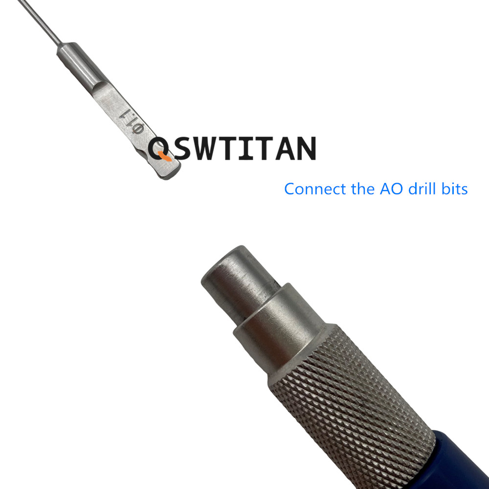 Orthopedic AO Quick Coupling Cannulated Handle for AO drill bits