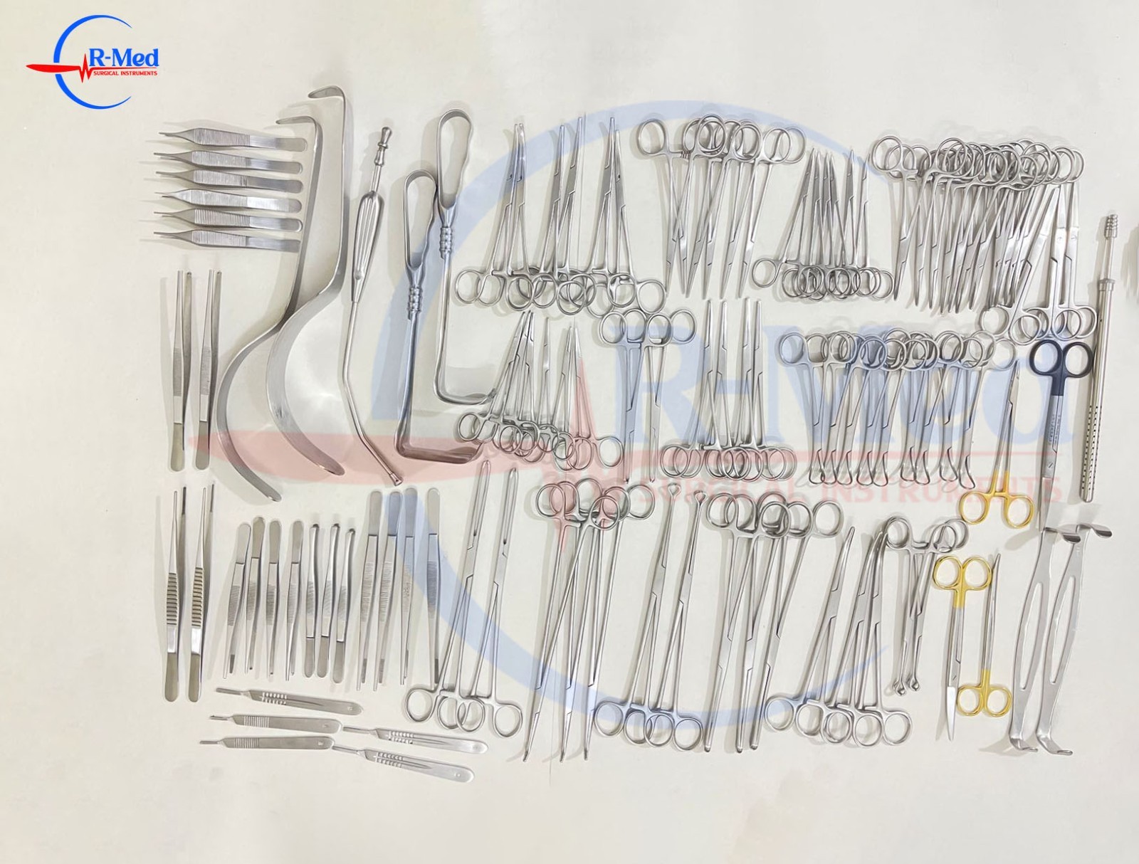 Hysterectomy abdominal surgery surgical instruments set of 94 pcs