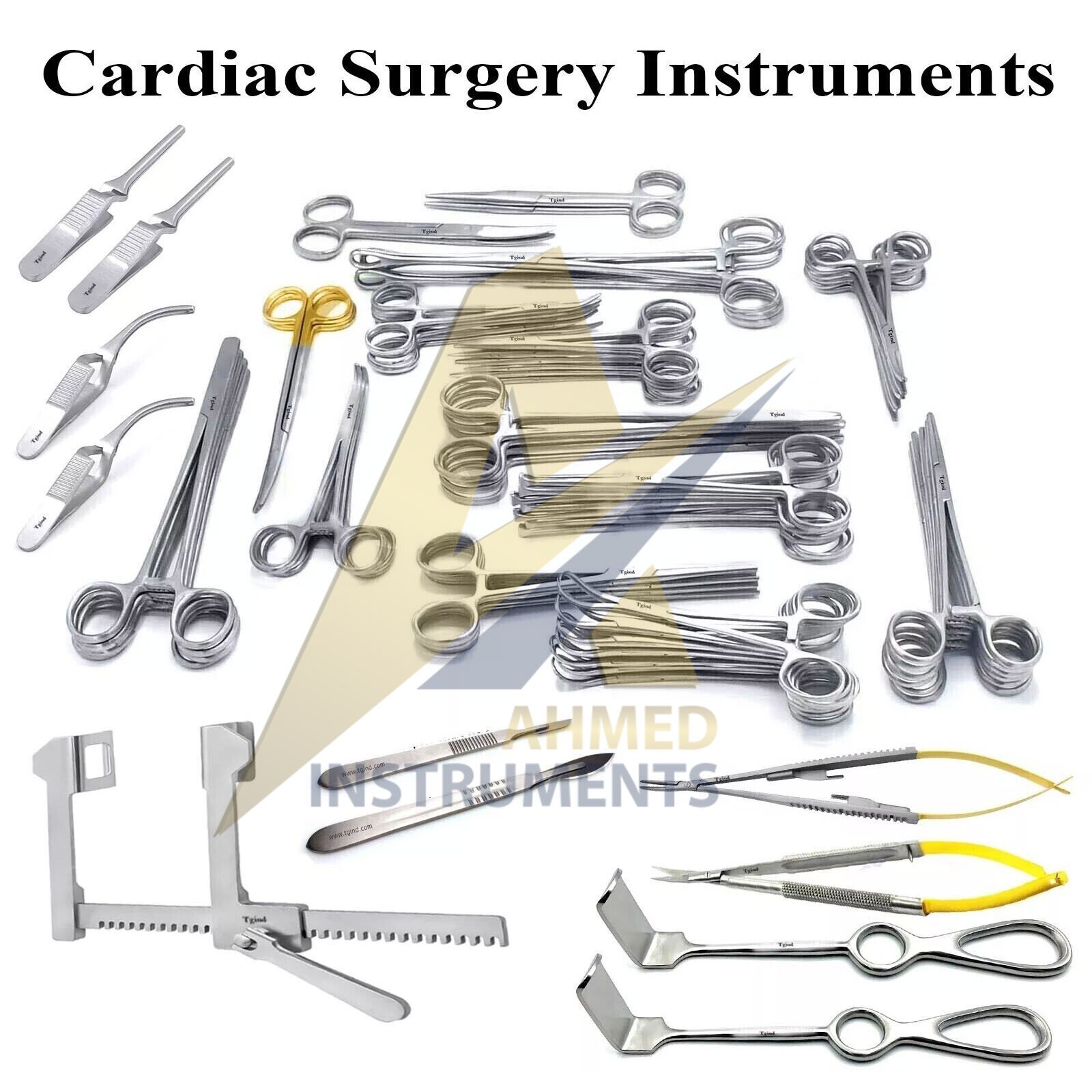 Cardiac Surgery Instruments Set Of 117Pcs Cardiology Surgical Instruments Kit