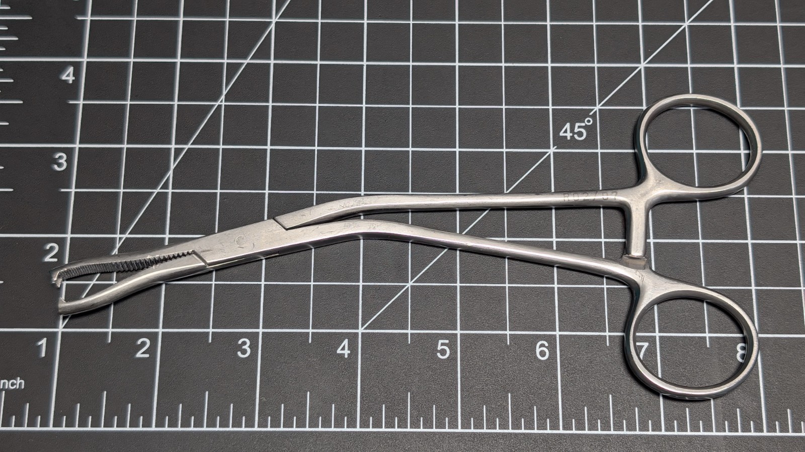 Aesculap FO110R (?) Dingman Cartilage Clamp Bone Holding Forceps jarit 270-175