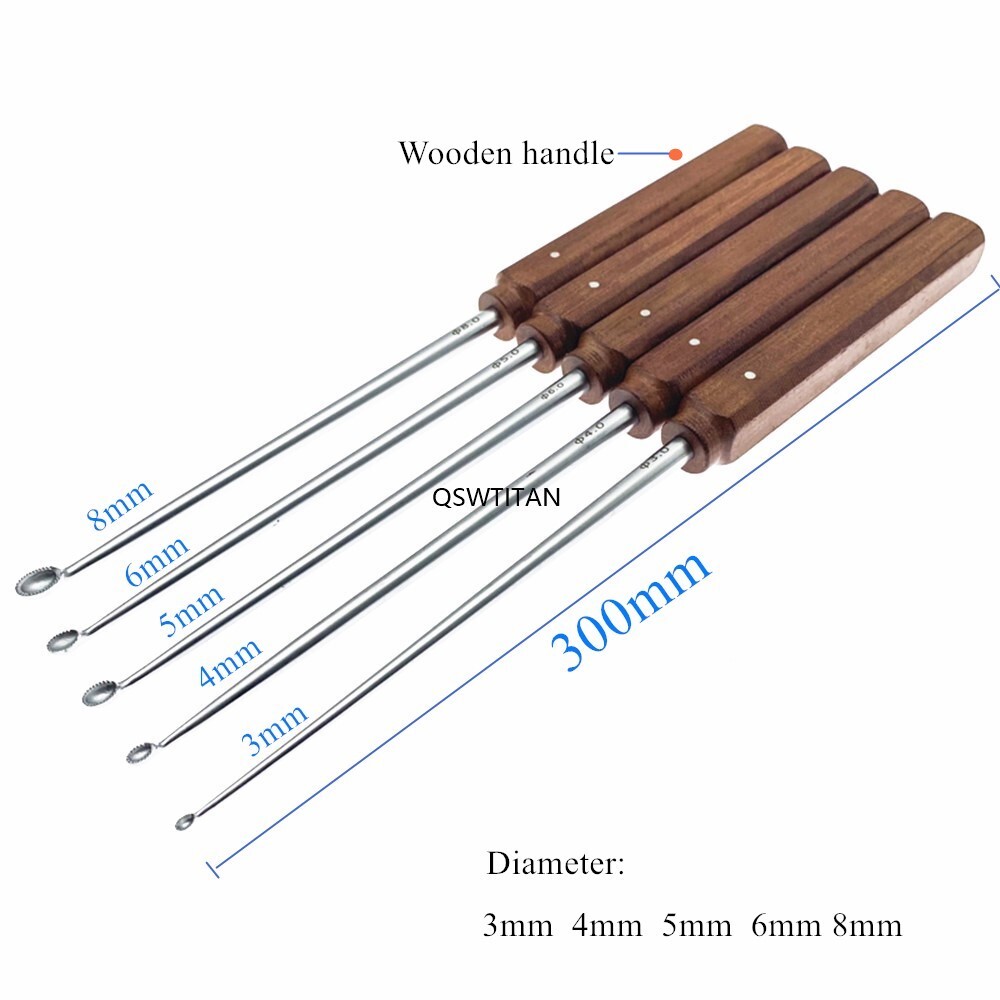 Orthopedics Bone Curette Bone Spoon with teeth Orthopedics surgical Instruments