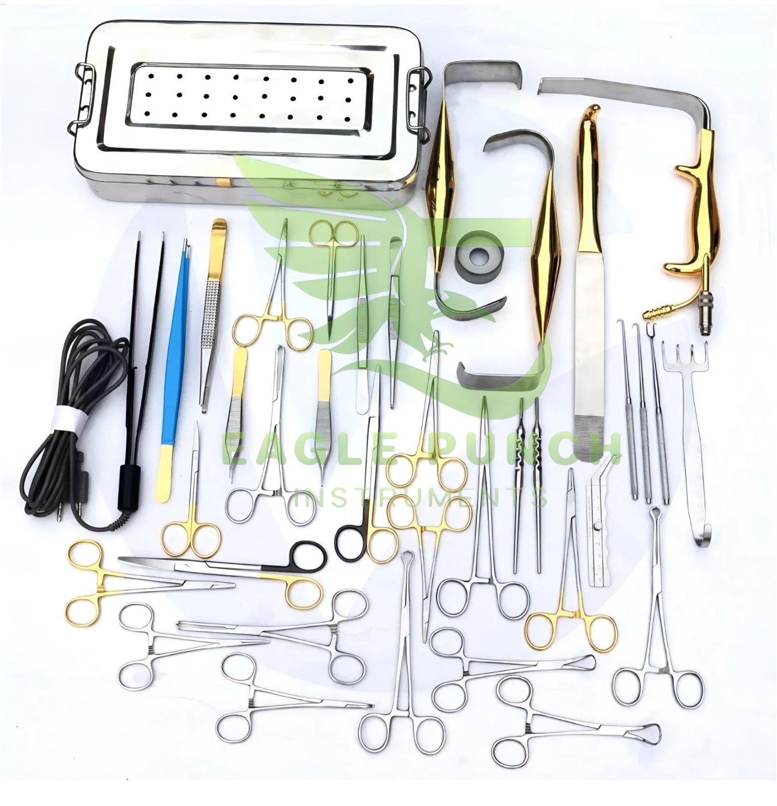 Tebbetts Breast Surgery Instruments Set of 43 PCs, Breast Augmentation Set Premi