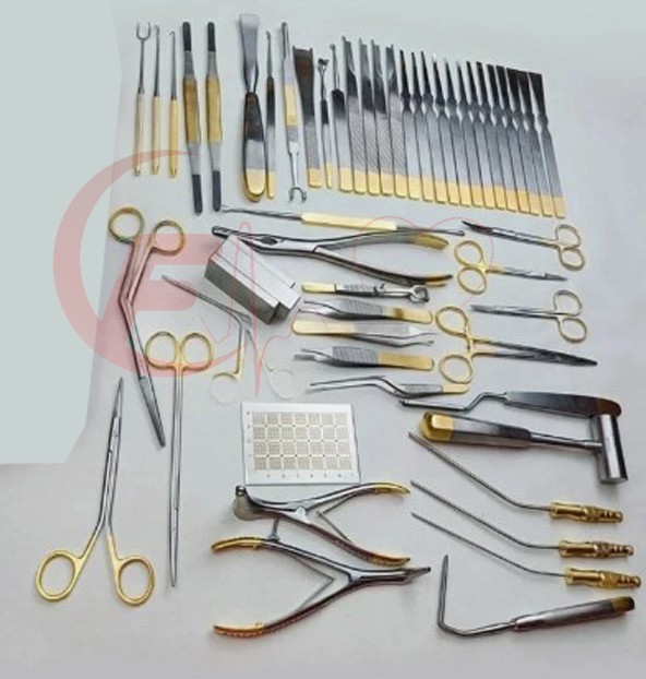 Rhinoplasty Nose Surgery Instrument Set Of 53 Pcs Plastic Surgery Instruments CE