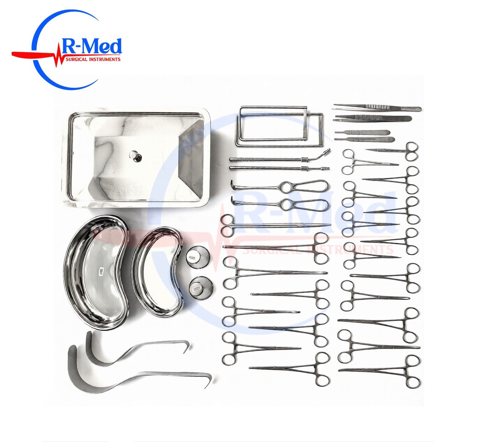 Appendectomy & Hernia General Surgical Instrument Set 38Pcs Stainless Steel CE
