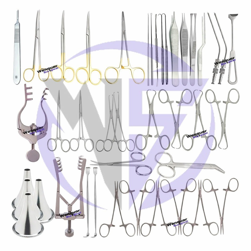 DS-2560Ear Instruments Set Of 41pcs For Ear Surgery, Ent Ear Surgery Set Inst
