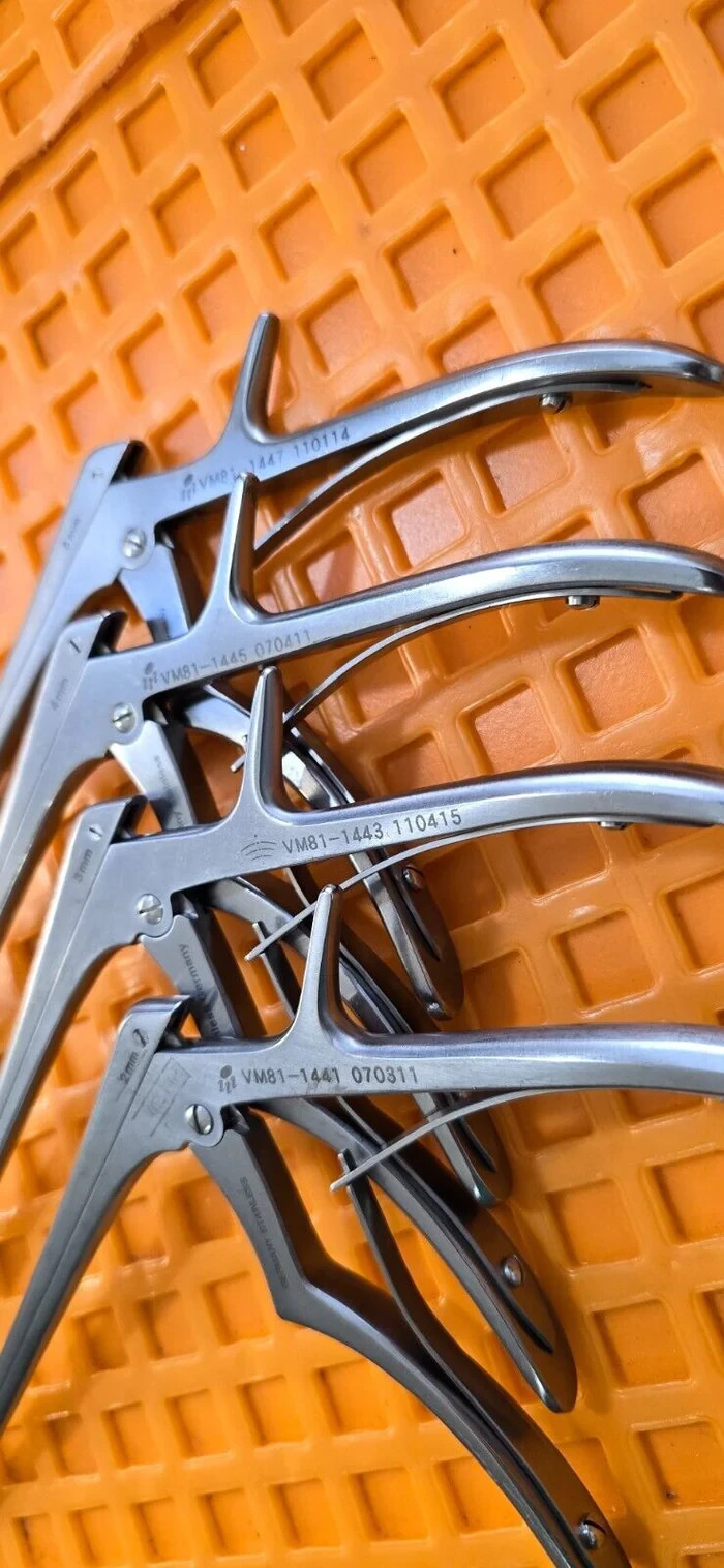 V. Mueller VM81-1441 Kerrison Rongeur Set – 2mm, 3mm, 4mm & 5mm Up Bite 8″