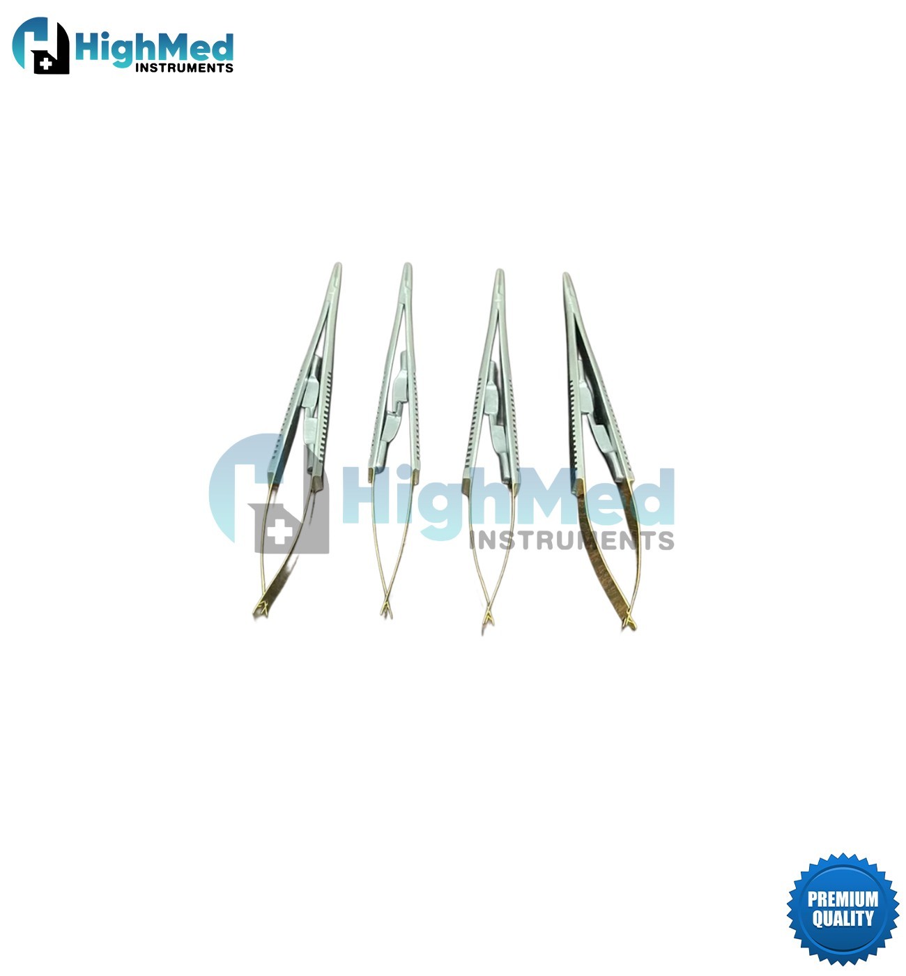 Lot of 4 HU FRIEDY Castroviejo straight Needle Holder 7 18cm NH5024