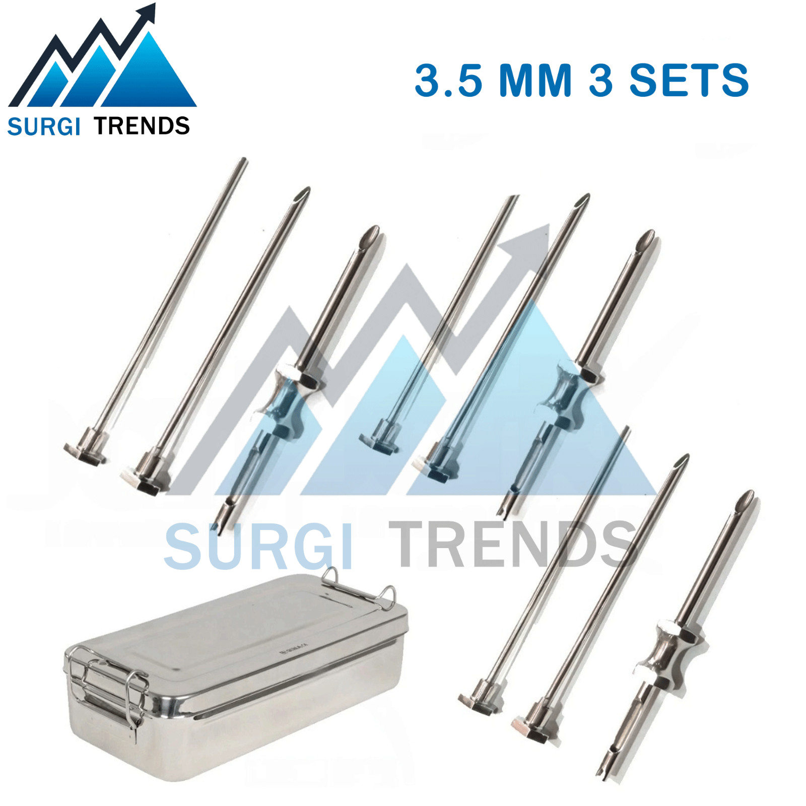 HRT Trocar 3.5 mm Hormone Replacement Pellet Insertion Kit 3sets
