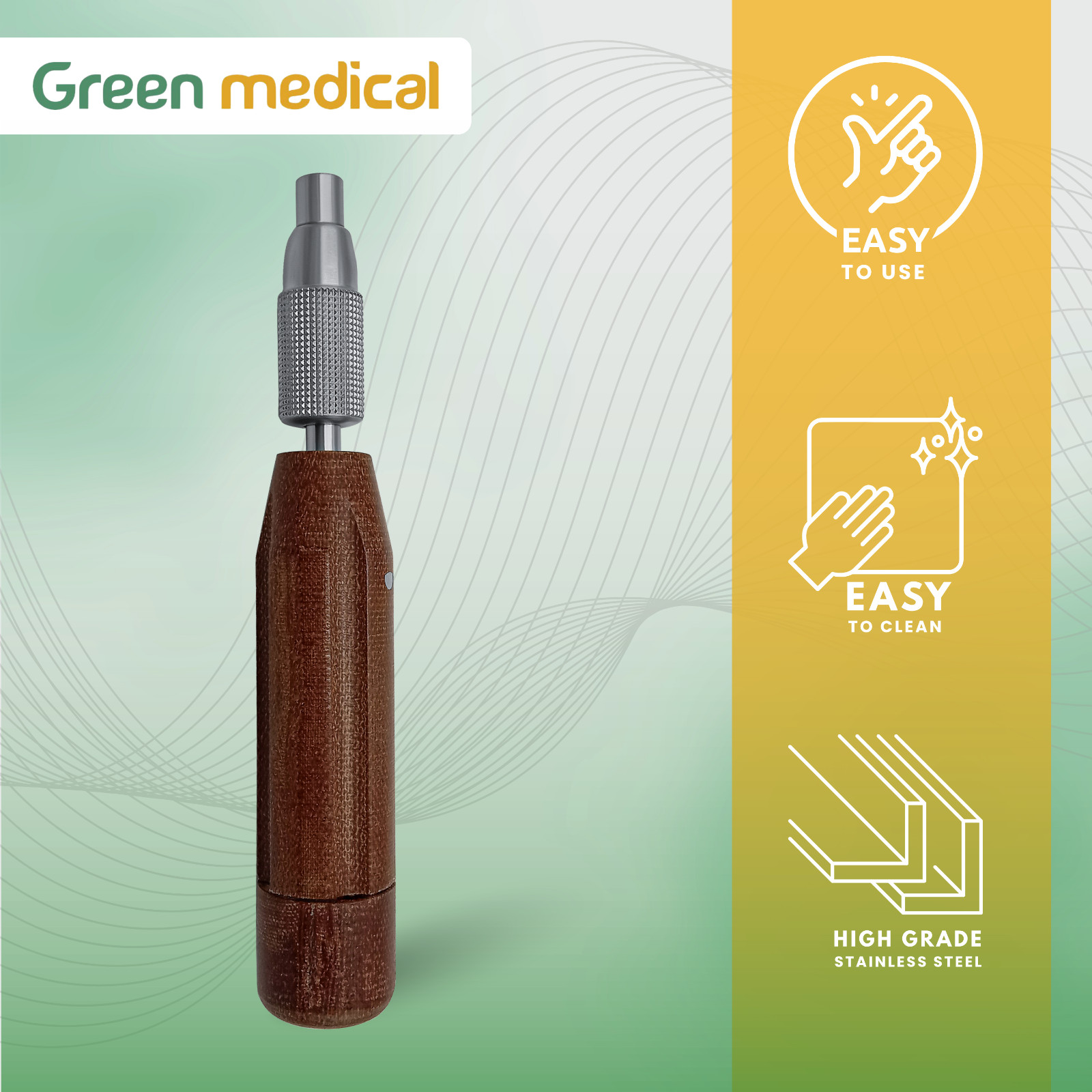 Fiber Handle With Quick Coupling / Fiber Grip Orthopedic Surgical Instruments