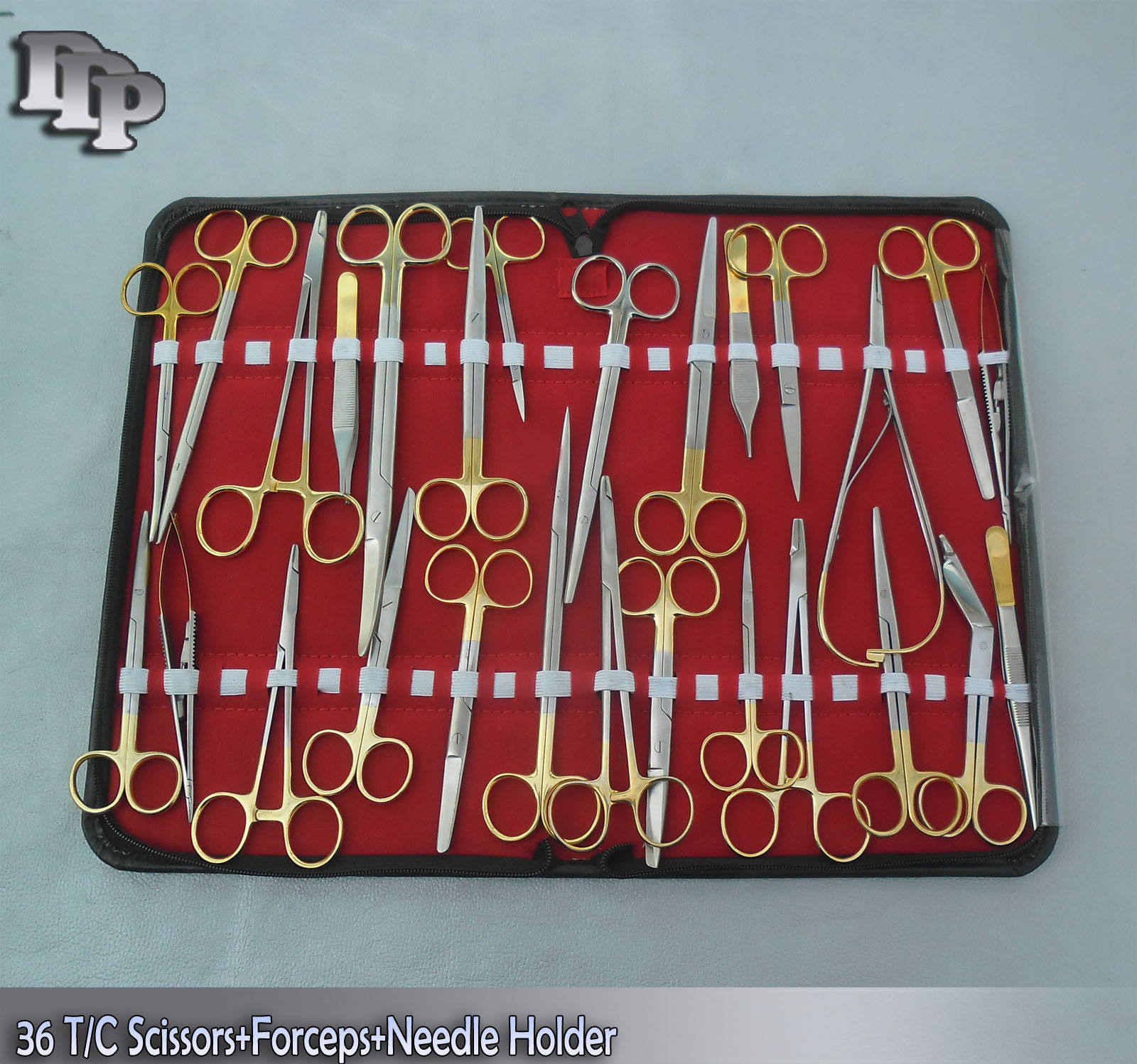 36 T/C SCISSORS+FORCEPS+NEEDLE HOLDERS SURGICAL INSTRUMENTS