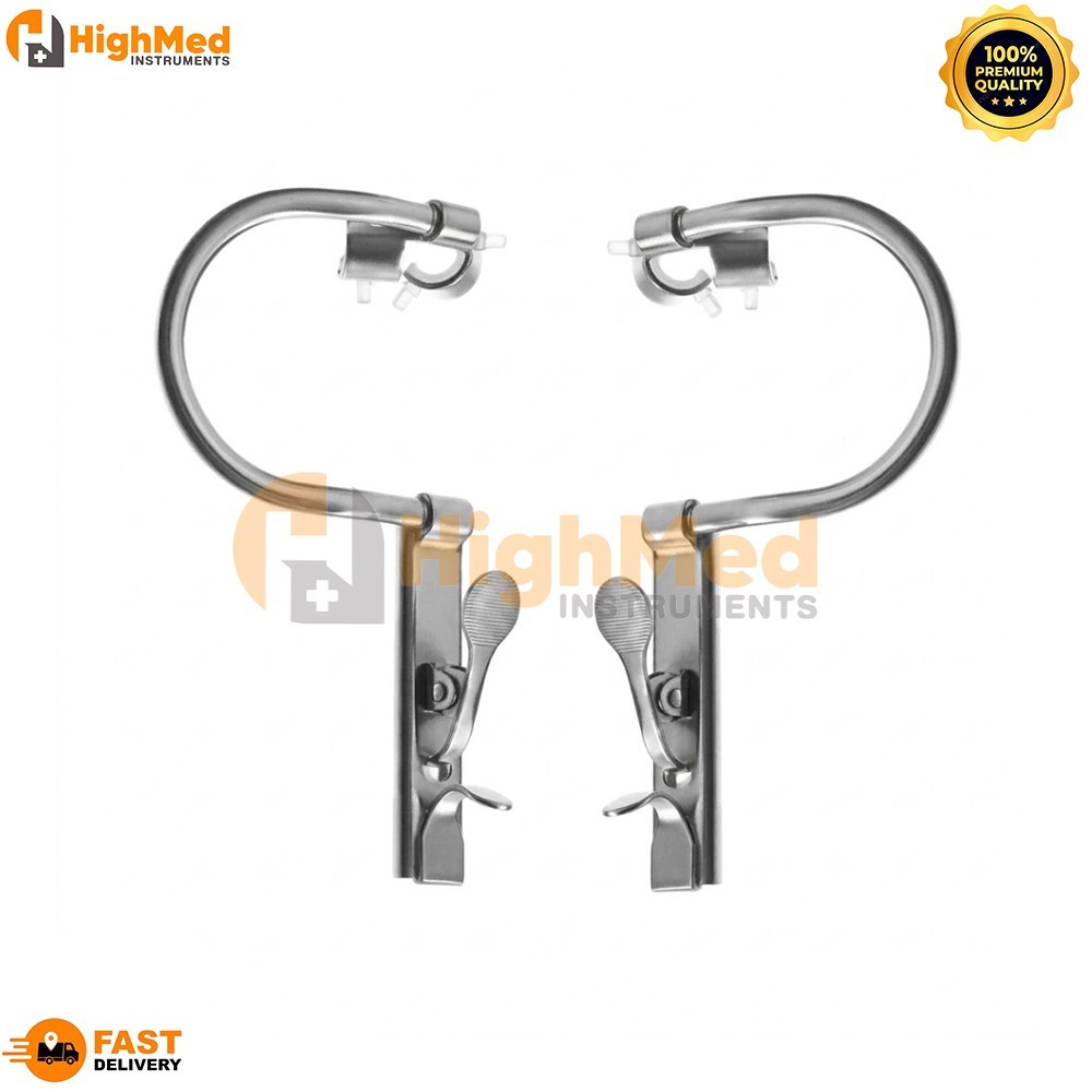 Mouth Gag Boyle Davis 2,Frame With 5 Blades Set Dental Surgical Instruments