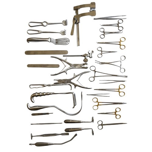 Open Thoracotomy Surgical Instruments Set of 35 pcs